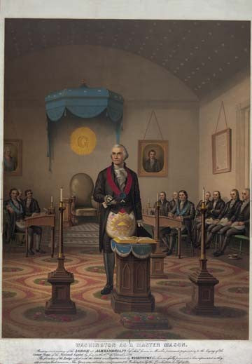 George Washington as a Freemason Art Print