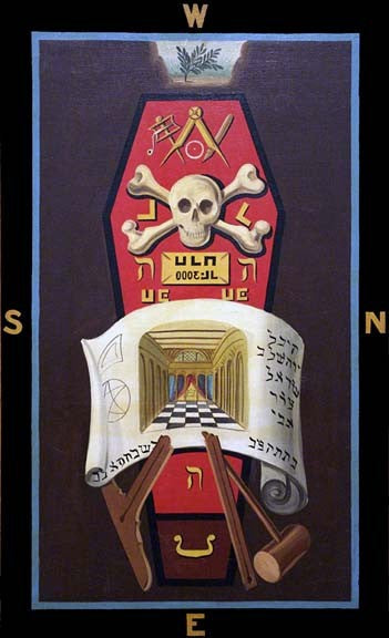 Master Mason Tracing Board Art Print — Version 2