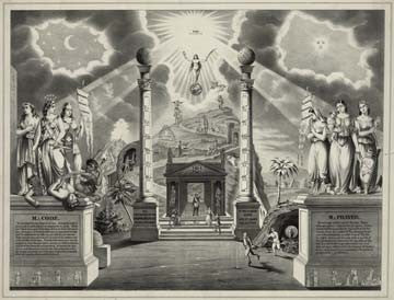 Masonic Chart Art Print — Version 2