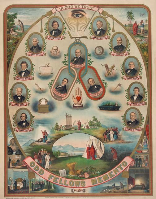 Odd Fellows Memento Art Print